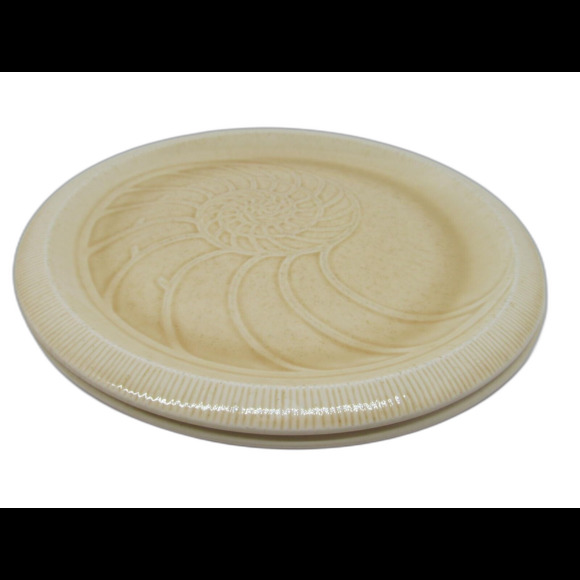 Franciscan Sea Sculptures Sand "The Nautilus" Set Of Two 10 1/2" Dinner Plates - Picture 12 of 13